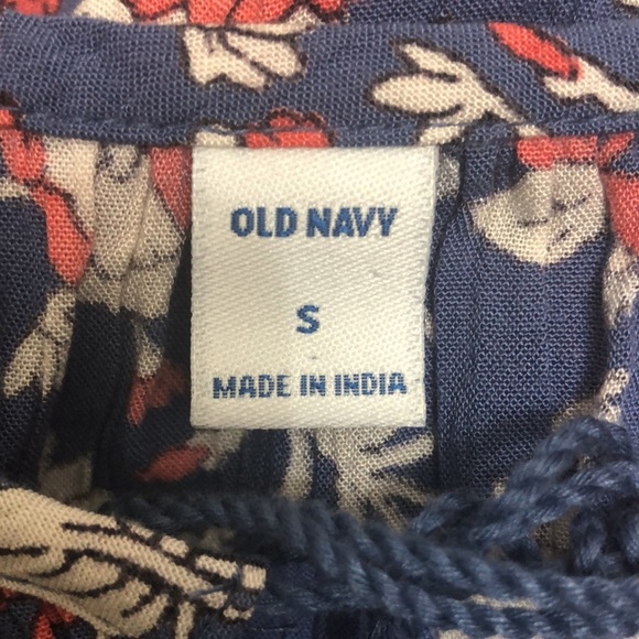 Old Navy Boho Tassel-Tie Floral Swing Dress - Picture 8 of 9